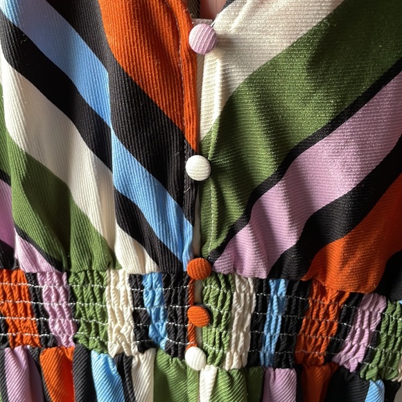 Lulu's Exclusive- Idem Ditto Button Down Striped Midi Dress - Picture 6 of 7